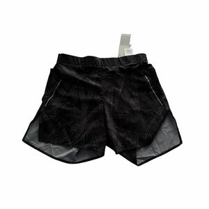 adidas Boys  Black Graphic Athletic Shorts Size 5